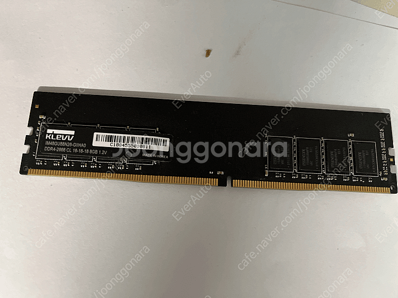 Klevv DDR4 8GB 2666CL 단면--0