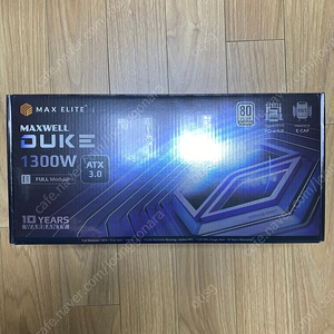 [미개봉]maxelite duke 1300w 플레티넘 풀모듈러 atx 3.0 파워 팝니다