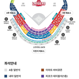 4월29일 토요일 ssg랜더스 두산베어스 홈런커플존2연석 양도