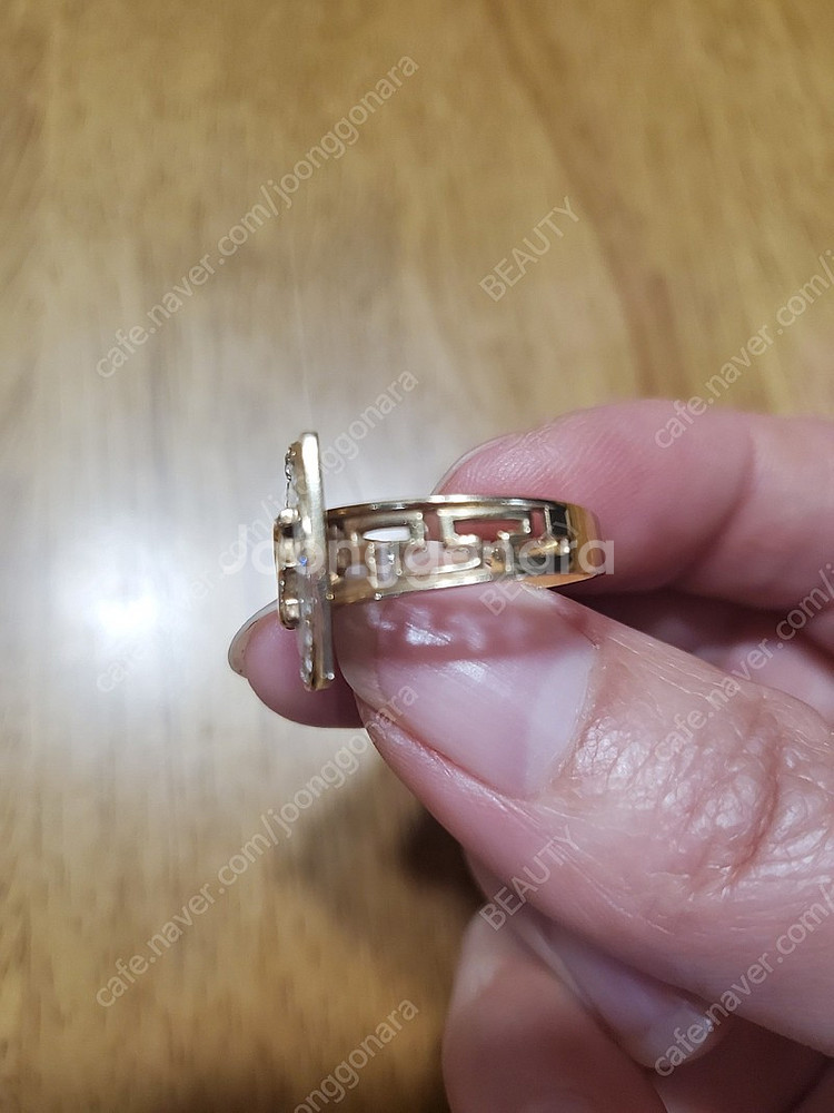 14k루이비통 반지 하트반지--1