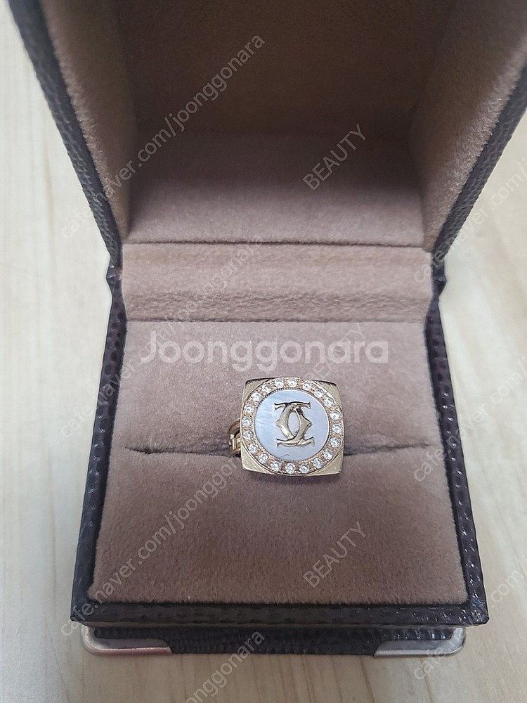 14k루이비통 반지 하트반지--2