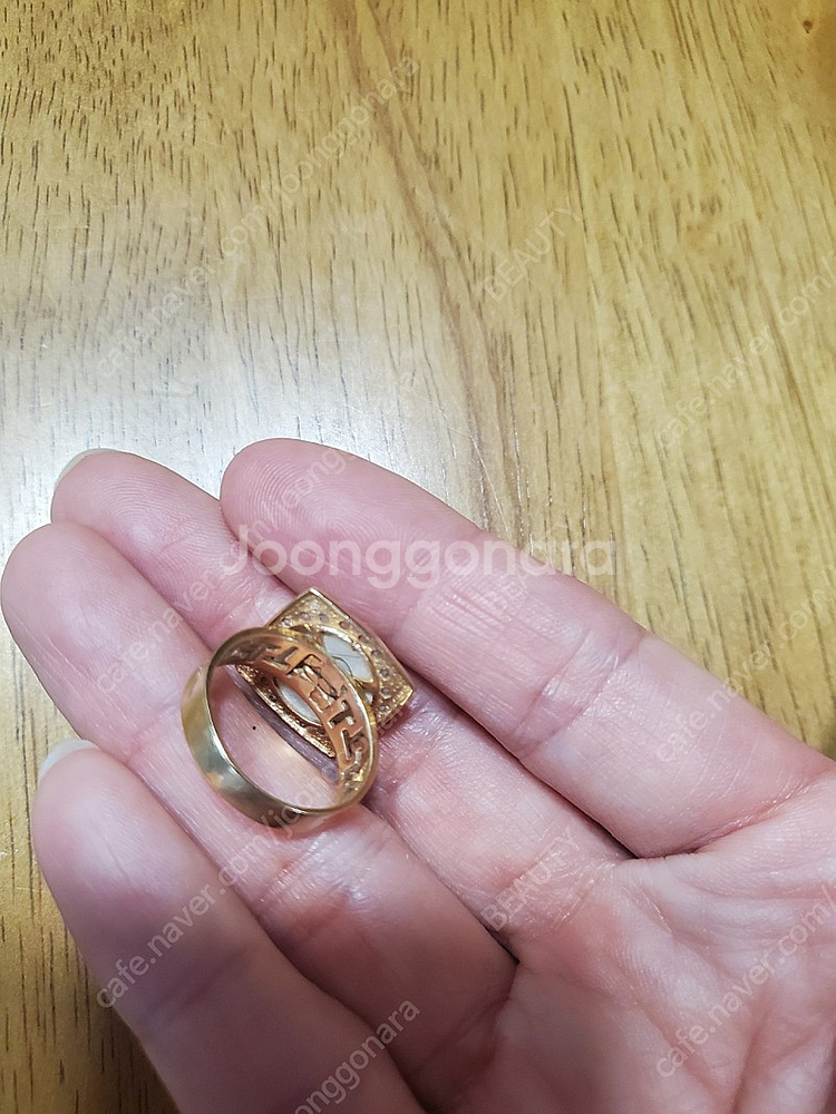 14k루이비통 반지 하트반지--4