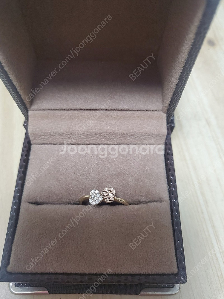 14k루이비통 반지 하트반지--5