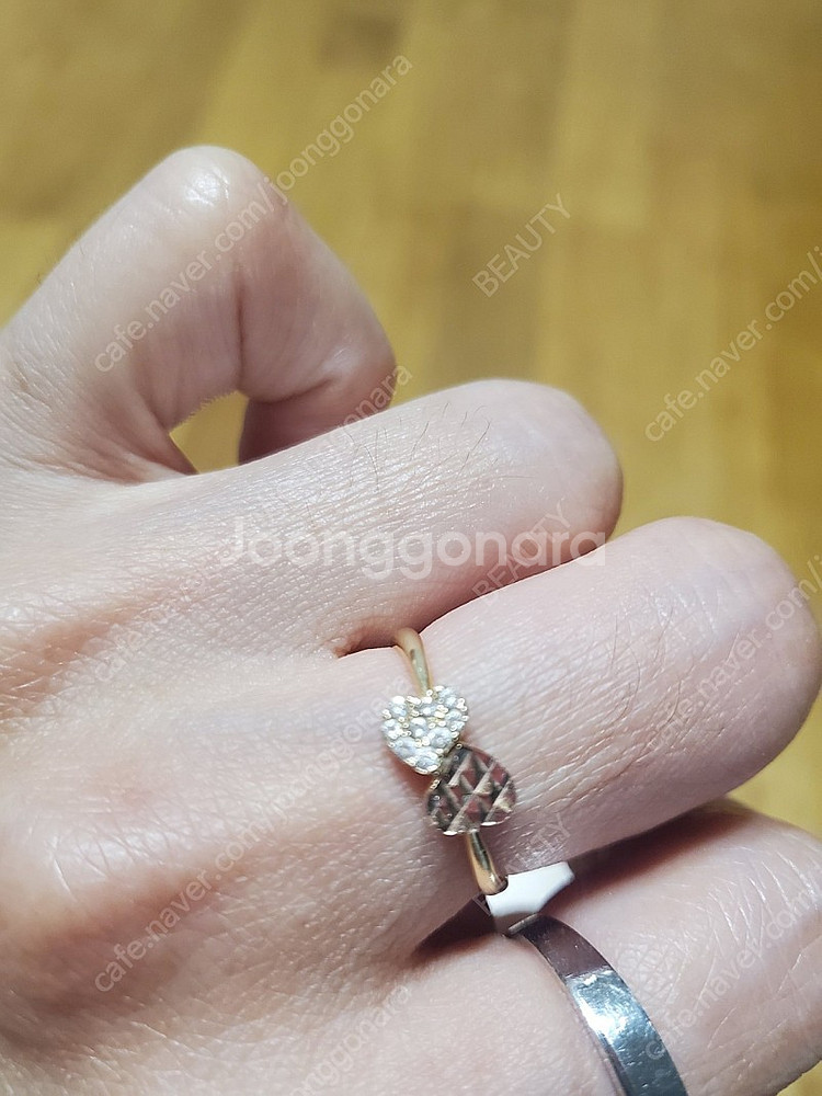 14k루이비통 반지 하트반지--8