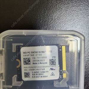 WD SN740 2230 NVME SSD 2TB(스팀덱, 서피스, Z13, X13 호환) 팝니다.