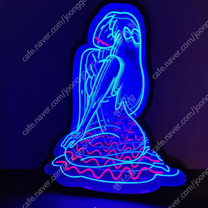 [미술품] 타케루 아마노 Takeru Amano - Venus Mirror with LED Neon Light