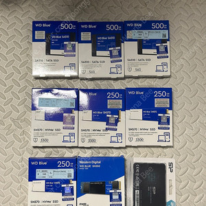 [전국/부산] 각종 SSD / m.2 / nvme / HDD 판매합니다.