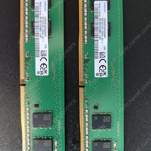 ddr4 3200aa 삼성시금치 8기가 b다이 2개