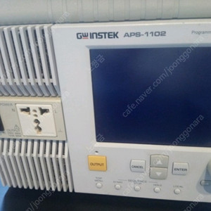 GW Instek 프로그래머블 AC DC 전원공급기 중고판매 APS-1102