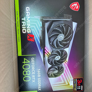 MSI RTX4080 트리오 미개봉판매합니다