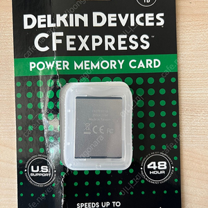 델킨 DELKIN CF express B타입 2TB 2테라 메모리 카드 팝니다