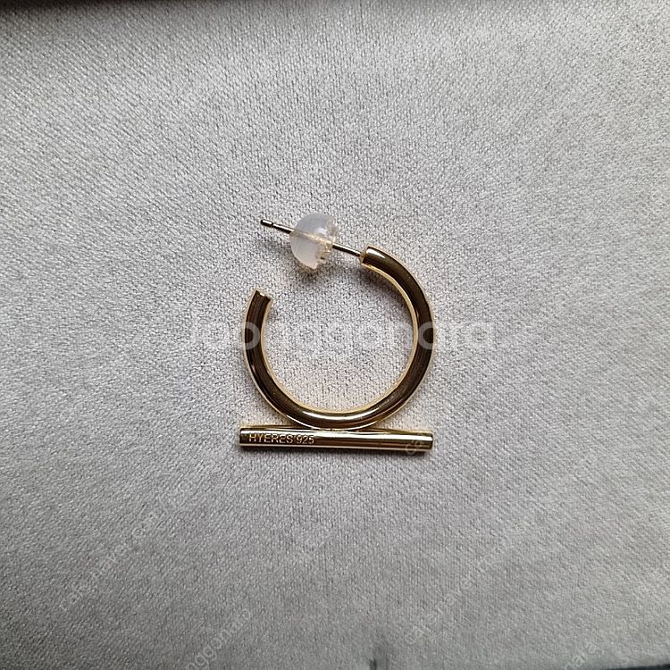 이에르로르 노아이유 실버 써클 귀걸이 20mm--5