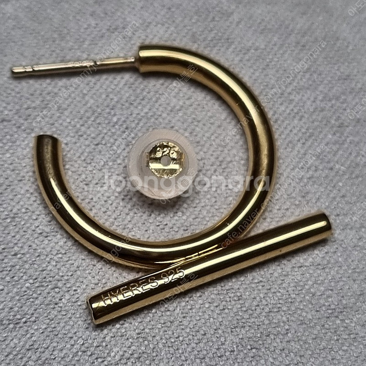 이에르로르 노아이유 실버 써클 귀걸이 20mm--9