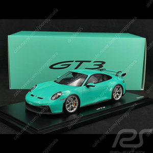 1:18 스파크 911 gt3 민트그린 222대 한정판