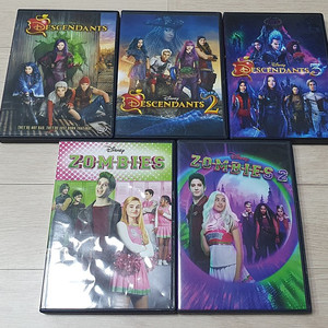 영어 dvd 디센던츠(Descendants)1,2,3 좀비스(Zombies)1,2 정품