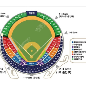 5월 5일 두산 vs LG 중앙네이비 320구역 2연석 판매합니다