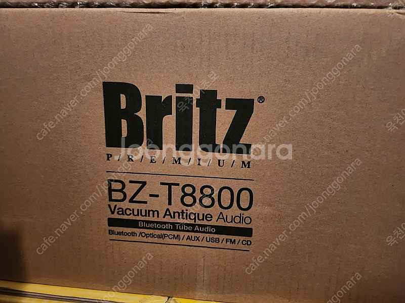 브리츠 진공관 블루투스 오디오 앰프 스피커 bz-t88--0