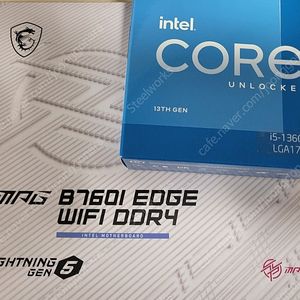 13600K + MSI b760i Edge + 커세어 LPX 32기가 램