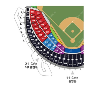 5/6 두산 LG 3루 네이비 329블럭 2연석 통로
