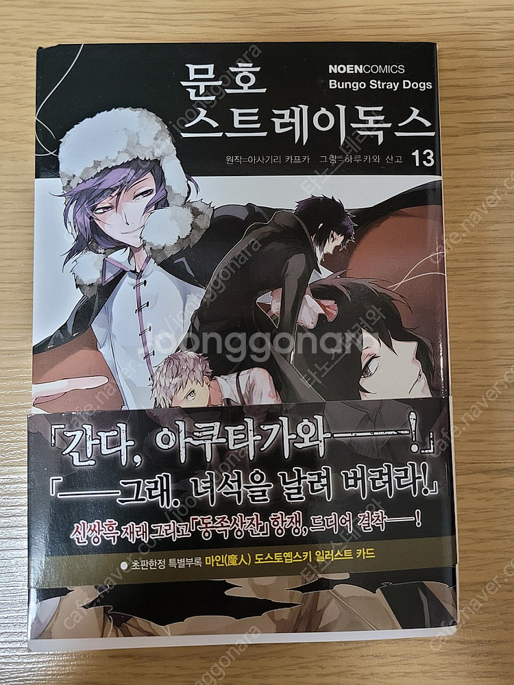 문호스트레이독스2,3,4,5,11,12,13 권 + 소...--1