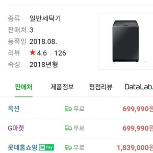 삼성 통돌이 세탁기 17KG. 2018.11월구매20번도 사용안함 현재 부모님댁 보관중입니다.