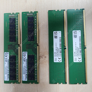 삼성 ddr4 3200 32GB 2개, 하이닉스 ddr5 4800 16GB 2개 팝니다