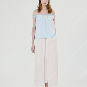 (새상품)렉토 RECTO 20SS CRINKLED SATIN LONG SKIRT