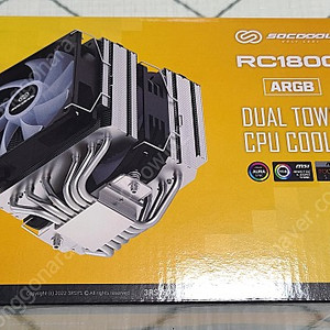 3RSYS SOCOOOL RC1800 ARGB 블랙 미개봉 팝니다.