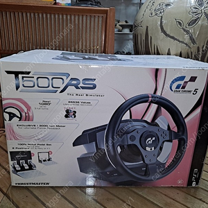 트러스트마스터 t500rs th8rs sparco 게이밍시트, 거치대, 모두 민트급 전시상품 박스셋 일괄