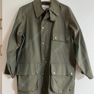 바버 Barbour 훈색 원단 코트 S