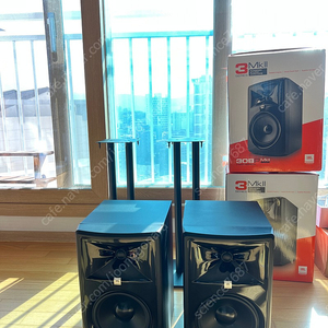 Jbl 308p mk2 1조+ 스피커 스탠드