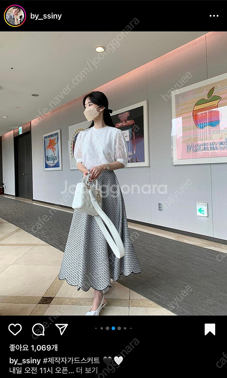 바이씨니 제작 자가드 스커트--2