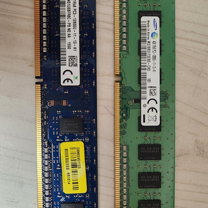 ddr3 12800u 4gb램 2개 택배비포함 11,000원 판매합니다