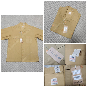 (정품/새상품) 치키타 / ChiquiTa UNISEX HBT Sports Jacket / Beige 컬러 / 아메카지 워크웨어 / 단톤 니들스 / 3-L (105)