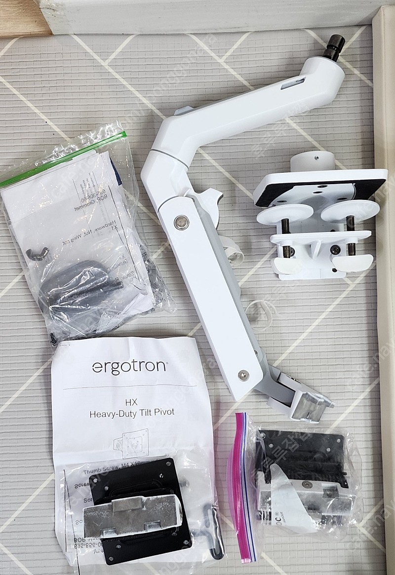 어고트론hx 모니터암 + 고장력틸트 판매합니다 | 중고나라 - 안심되는 중고거래