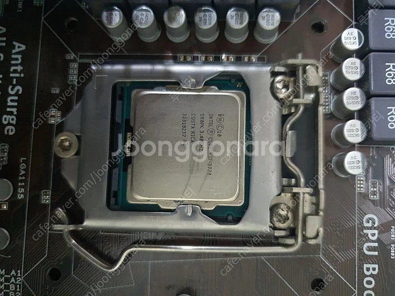 cpu i7 3770/메인보드 H77/ 램8G--0