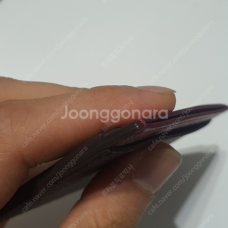 정품 루이비통 모노그램 푸시아 카드지갑--7