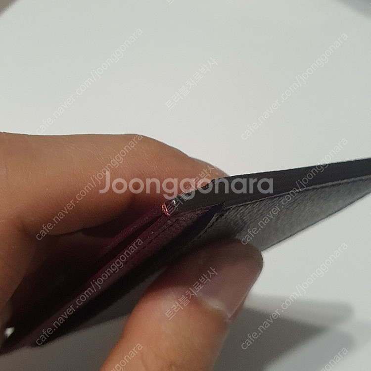 정품 루이비통 모노그램 푸시아 카드지갑--8