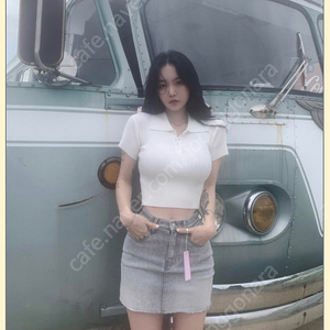 페일제이드 Grey Denim Skirt M