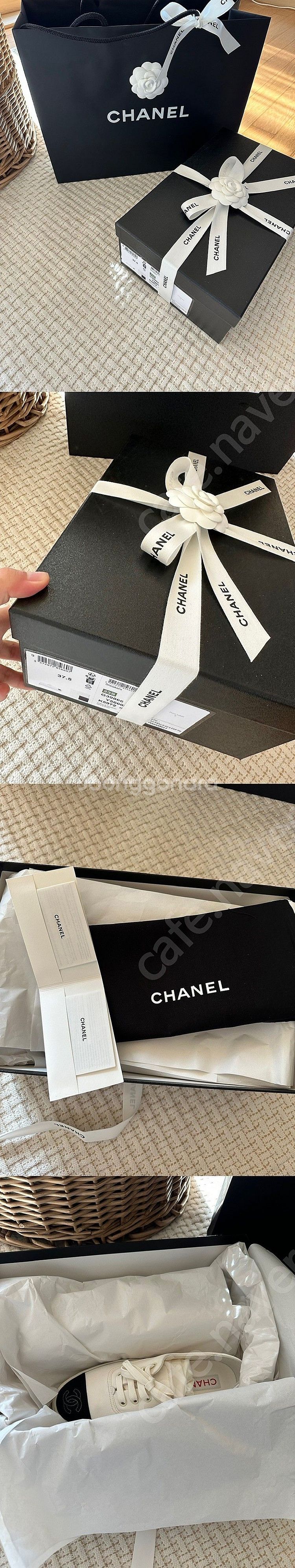 샤넬 스니커즈 샤넬 운동화 37.5 배송비 포함가격 입--1