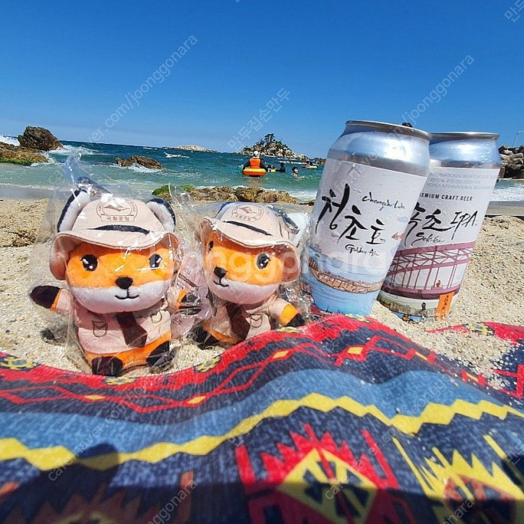 국립공원 소백산 여우 미우 인형 가방걸이 안전결제--0