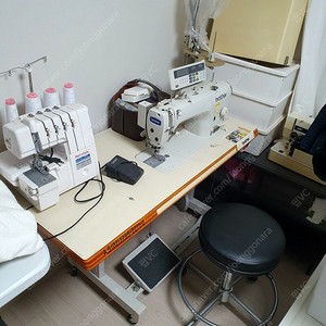 브라더 공업용 미싱, 오바록 미싱 및 의류부자재 일괄