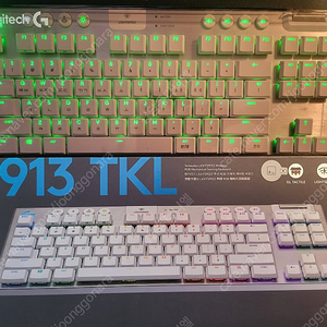 [판매]로지텍 TKL 913 키보드 화이트