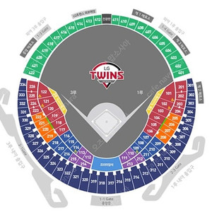 5월7일 LG vs 두산 잠실 어린이날 시리즈 3루 블루석 판매합니다