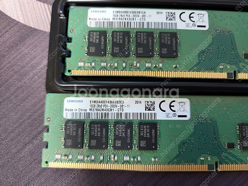 삼성 DDR4-21300(2666) 16GB × 2--1