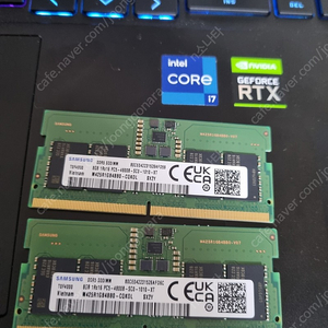 노트북 메모리 DDR5 8GB 2개