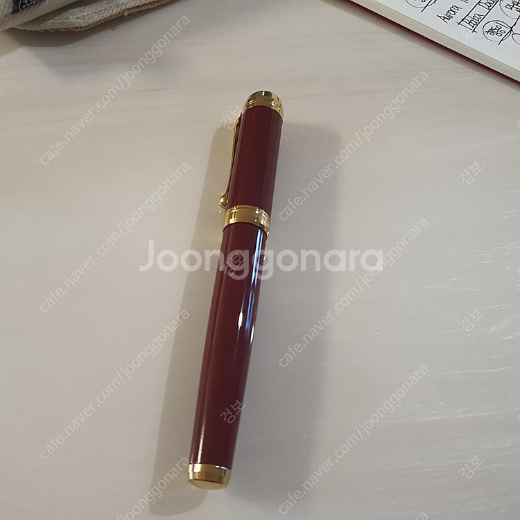 오로라 탈렌튬 보르도 f닙 만년필 판매합니다--0