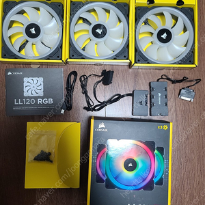 쿨러 커세어 LL120 RGB 3PACK 풀박스