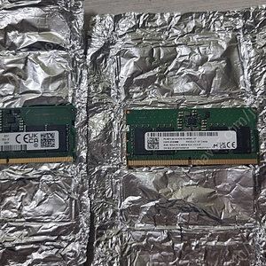 노트북 램 DDR5-4800 8기가 2개 팝니다