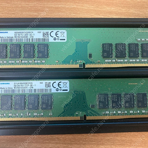 삼성전자 DDR4 8G PC4 21300 2개